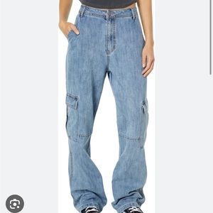 AFRM Noe Denim Cargo Pants